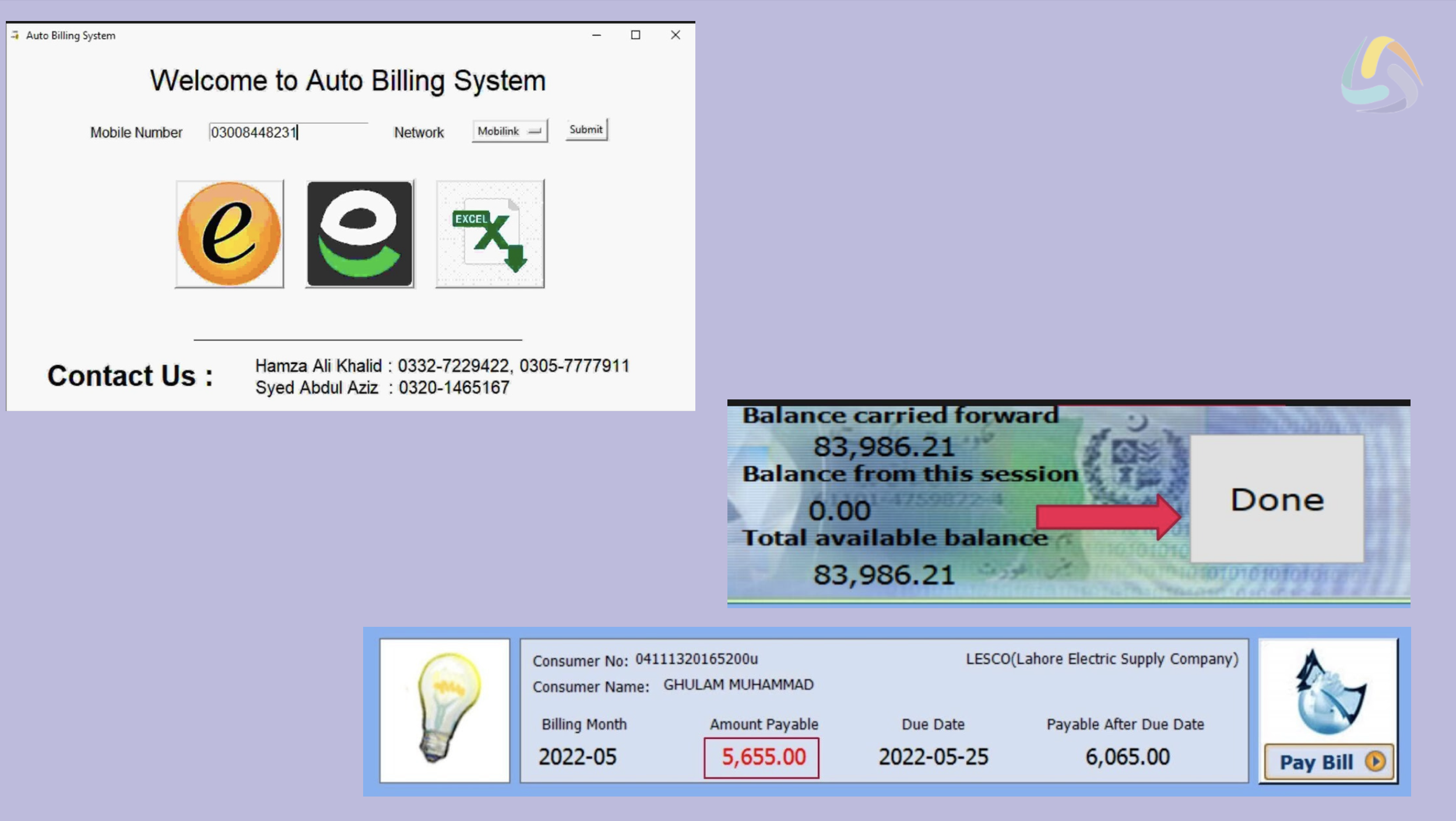 Bill Payment Automation System Using Python - Project thumbnail