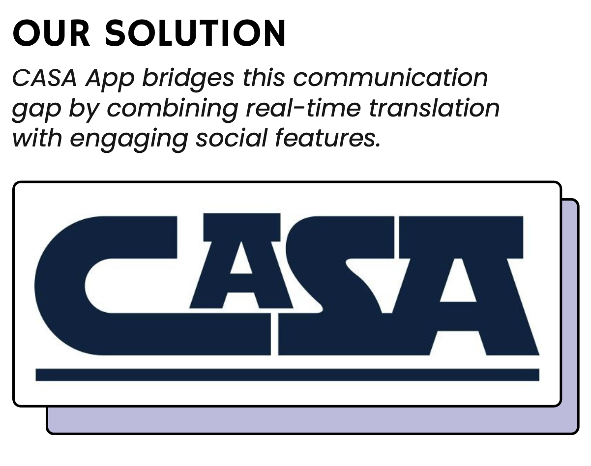 CASA App: A Multilingual Social Networking Platform - Project thumbnail