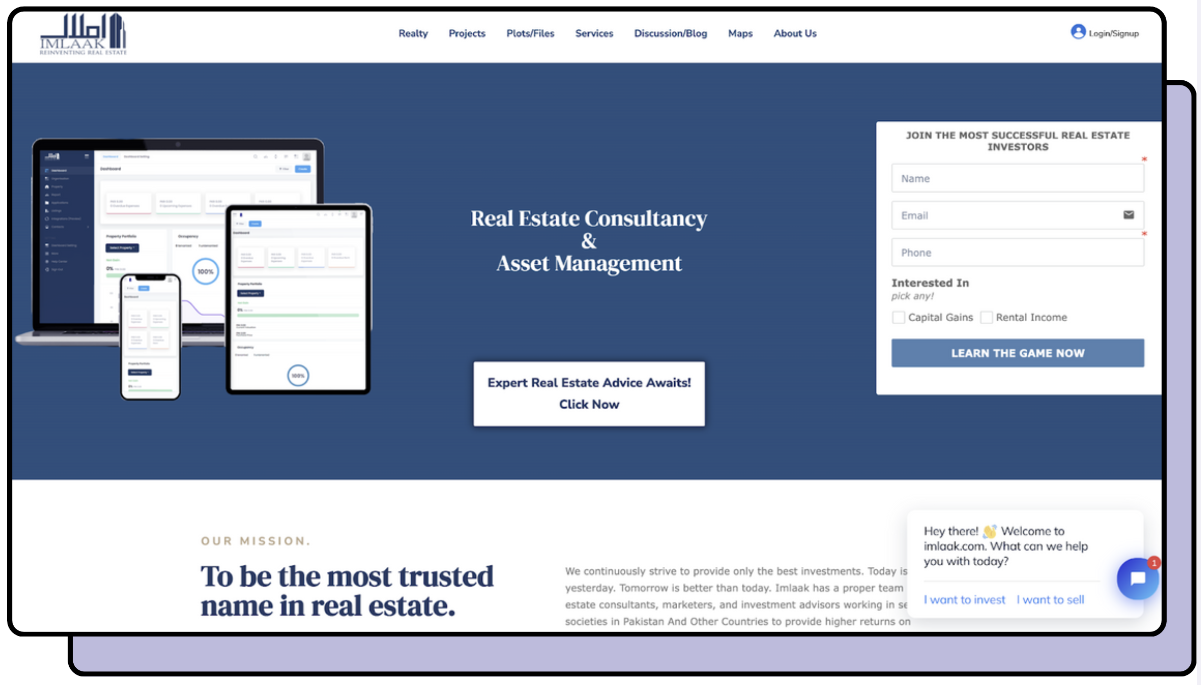Imlaak: Revolutionizing Property Search with Advanced Filters and Interactive Map Integration - Project thumbnail